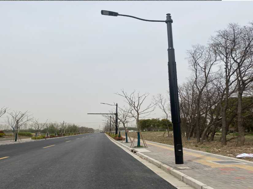 站前区上海综合杆 太阳能路灯工程